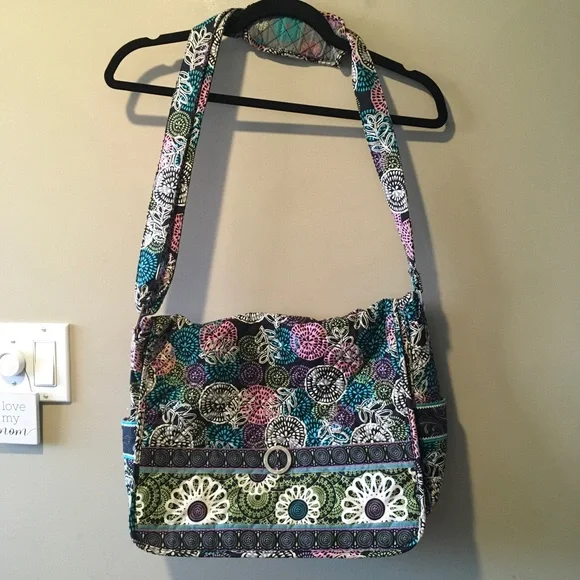 Multicolor Patterned Shoulder Bag - Picture 9 of 9